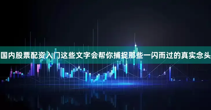 国内股票配资入门这些文字会帮你捕捉那些一闪而过的真实念头